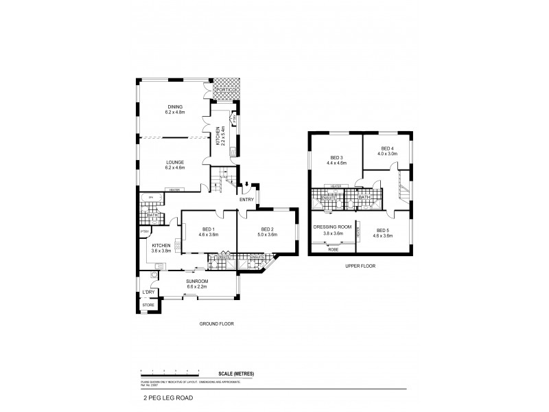 2 Peg Leg Road, Eaglehawk VIC 3556 Floorplan
