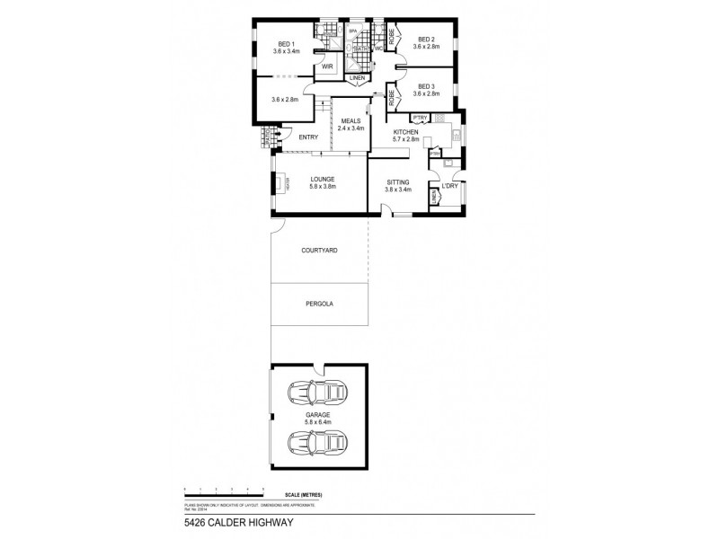 5624 Calder Highway, Kangaroo Flat VIC 3555 Floorplan