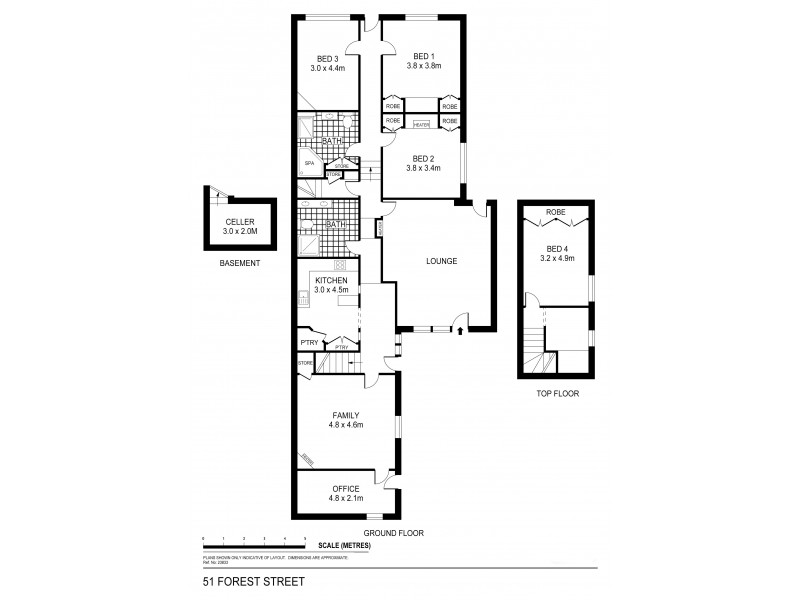 51 Forest Street, Bendigo VIC 3550 Floorplan