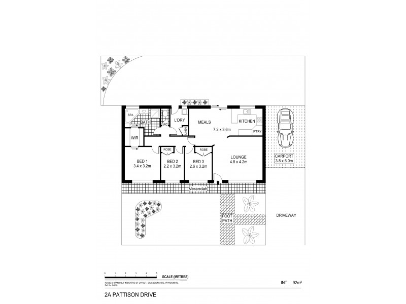 2A Pattison Drive, Kangaroo Flat VIC 3555 Floorplan