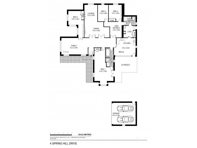 4 Spring Hill Drive, Spring Gully VIC 3550 Floorplan