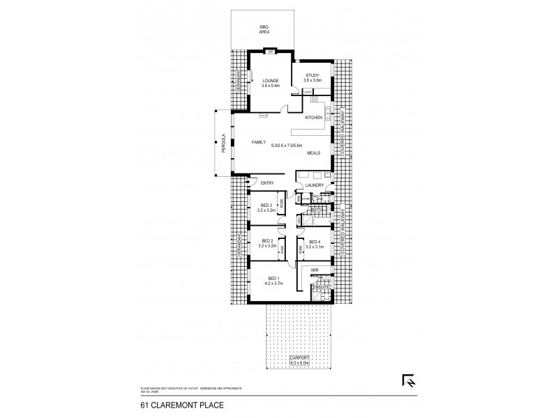 61 Claremont Place, Sedgwick VIC 3551 Floorplan