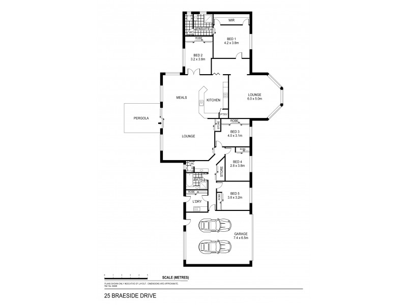 25 Braeside Drive, Junortoun VIC 3551 Floorplan
