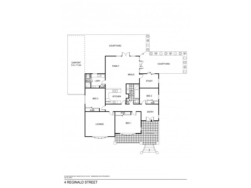 4 Reginald Street, Quarry Hill VIC 3550 Floorplan