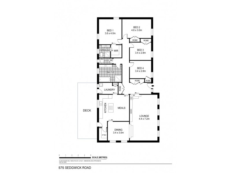 575 Sedgwick Road, Sedgwick VIC 3551 Floorplan