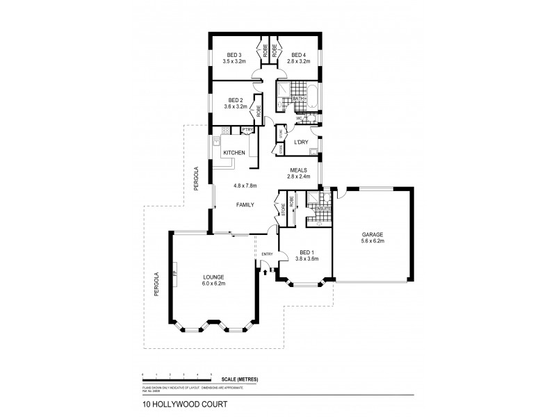 10 Hollywood Court, Strathdale VIC 3550 Floorplan