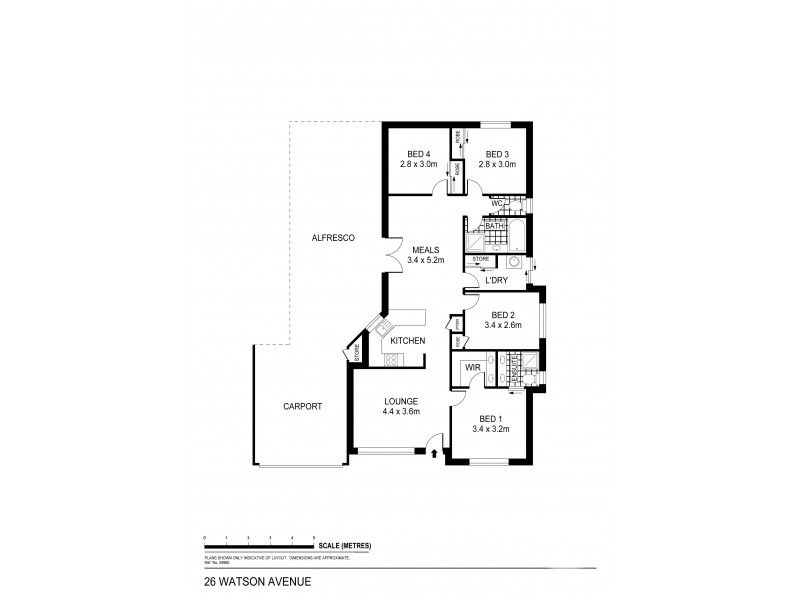 26 Watson Avenue, Eaglehawk VIC 3556 Floorplan