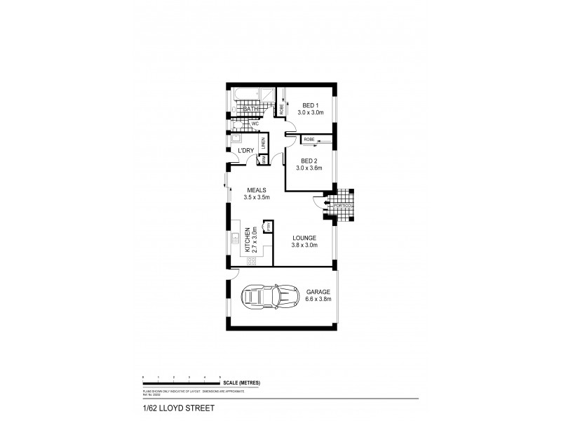 1/62 Lloyd Street, Strathdale VIC 3550 Floorplan