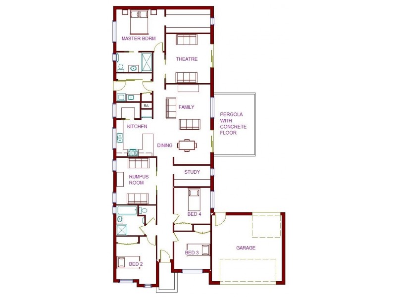 Lot 4, Brunel Street, Huntly VIC 3551 Floorplan