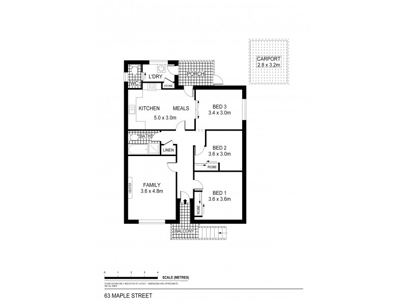 63 Maple Street, Golden Square VIC 3555 Floorplan