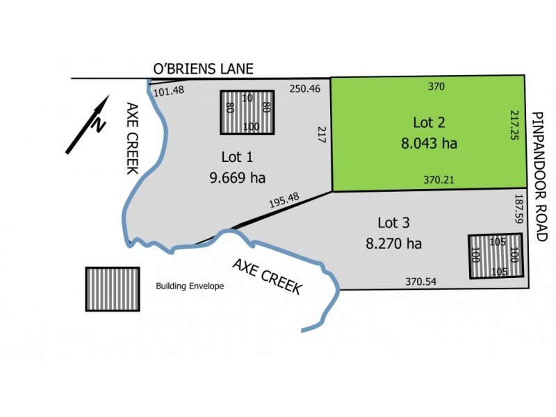 Lot 2,  O’Briens Lane, Longlea VIC 3551