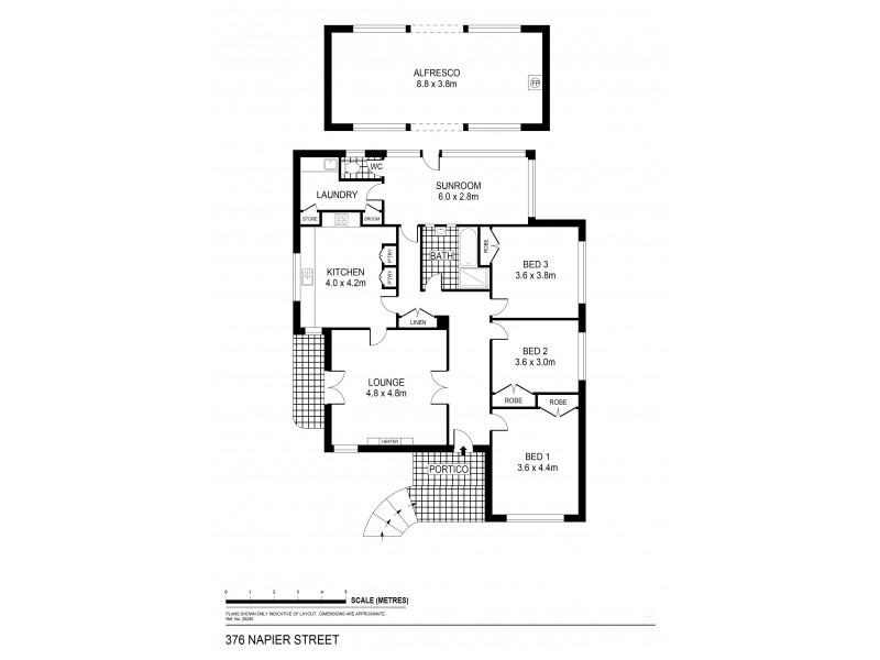 376 Napier Street, White Hills VIC 3550 Floorplan