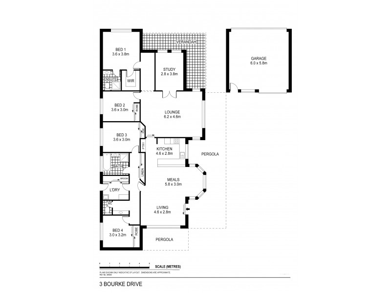 3 Bourke Drive, Strathdale VIC 3550 Floorplan