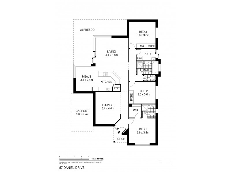 57 Daniel Drive, Golden Square VIC 3555 Floorplan