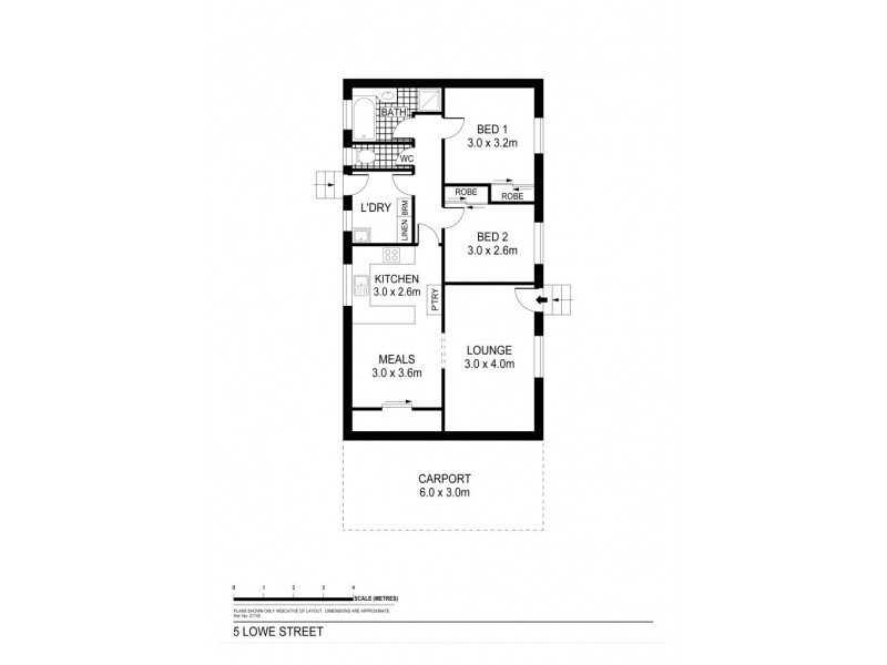 5 Lowe Street, Kangaroo Flat VIC 3555 Floorplan