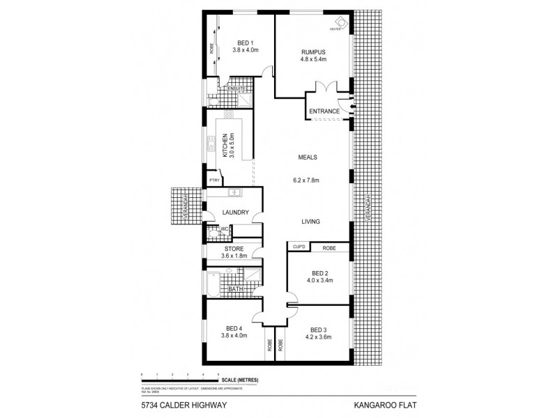 5734 Calder Highway, Kangaroo Flat VIC 3555 Floorplan