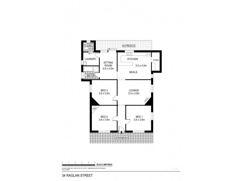 34 Raglan Street, White Hills VIC 3550 Floorplan