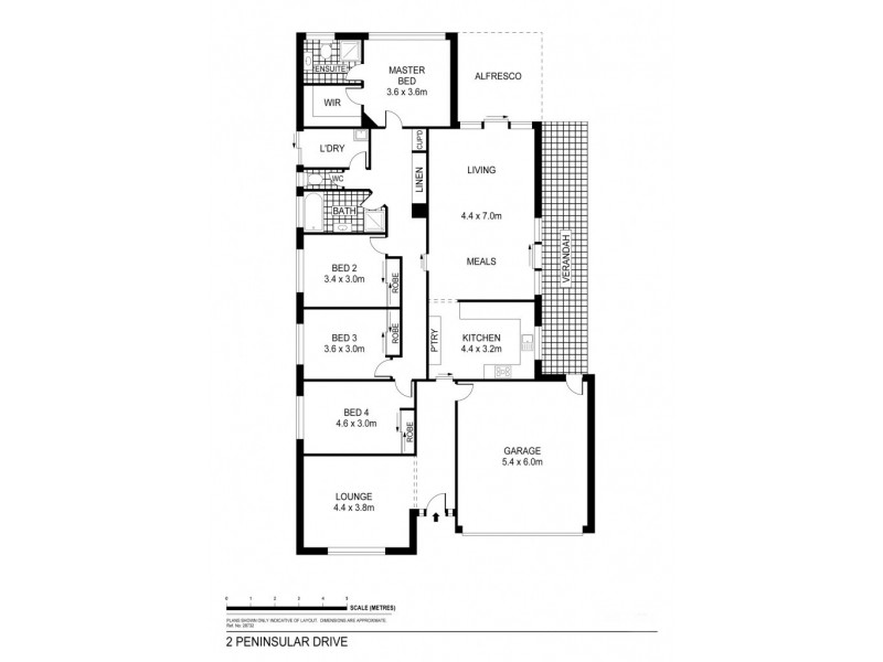2 Peninsula Drive, Eaglehawk VIC 3556 Floorplan