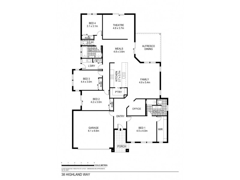 38 Highland Way, Maiden Gully VIC 3551 Floorplan