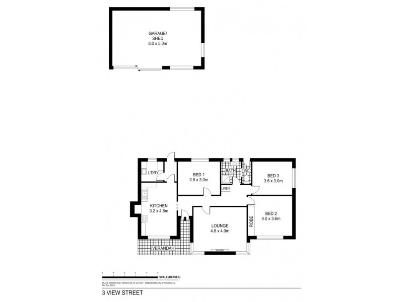 3 View Street, Kangaroo Flat VIC 3555 Floorplan