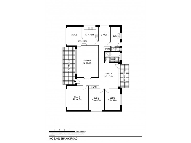 190 Eaglehawk Road, Long Gully VIC 3550 Floorplan