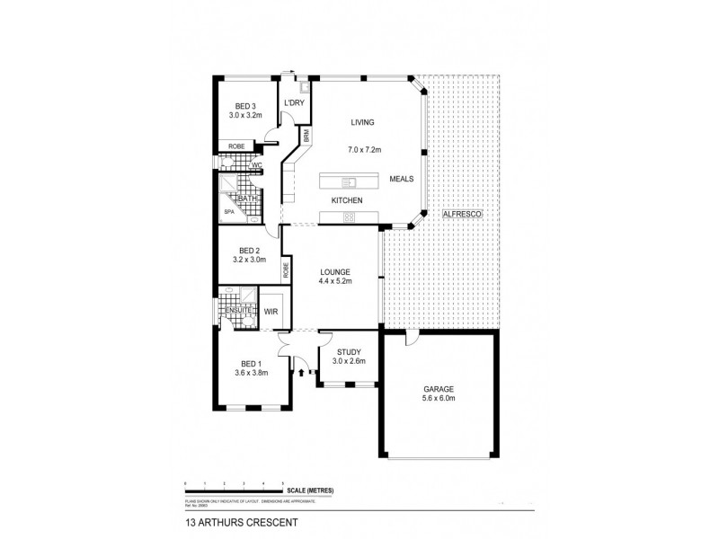 13 Arthurs Crescent, Strathfieldsaye VIC 3551 Floorplan