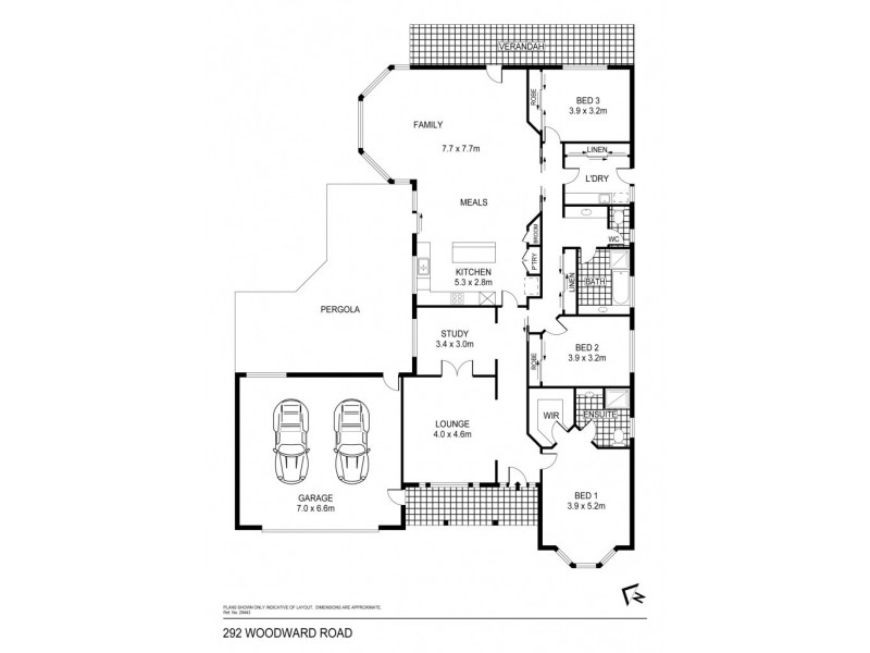 292 Woodward Road, Golden Square VIC 3555 Floorplan