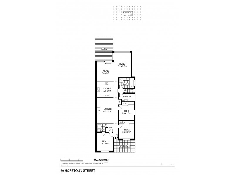 30 Hopetoun Street, Bendigo VIC 3550 Floorplan