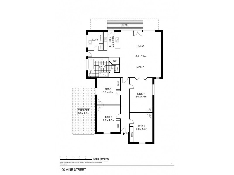 100 Vine Street, Bendigo VIC 3550 Floorplan