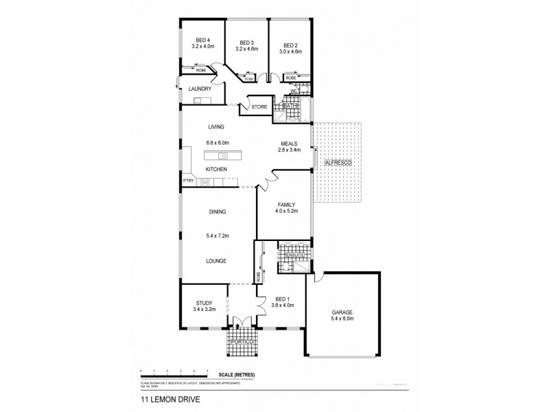 11 Lemon Gum Drive, Strathfieldsaye VIC 3551 Floorplan