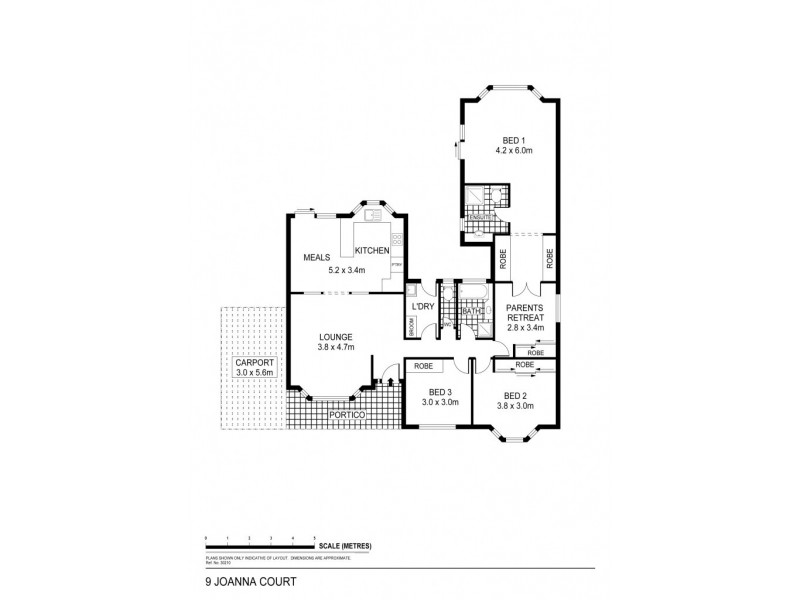 9 Joanna Court, Strathdale VIC 3550 Floorplan