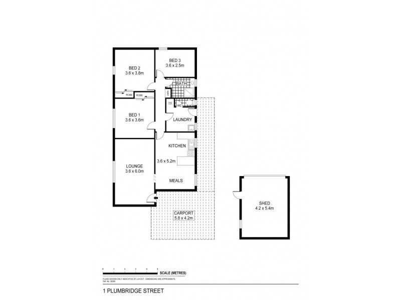 1 Plumridge Street, White Hills VIC 3550 Floorplan