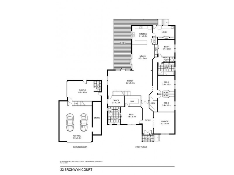 23 Bronwyn Court, Spring Gully VIC 3550 Floorplan