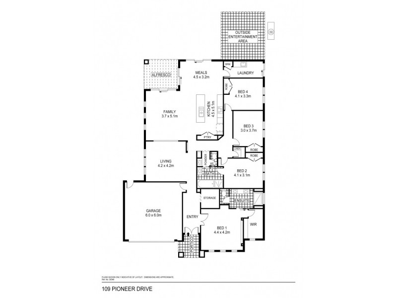109 Pioneer Drive, Maiden Gully VIC 3551 Floorplan