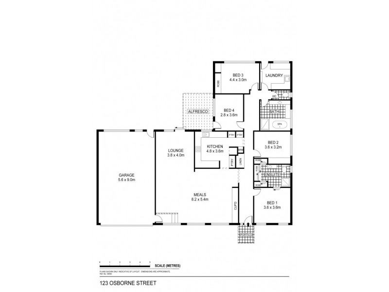 123 Osborne Street, Flora Hill VIC 3550 Floorplan