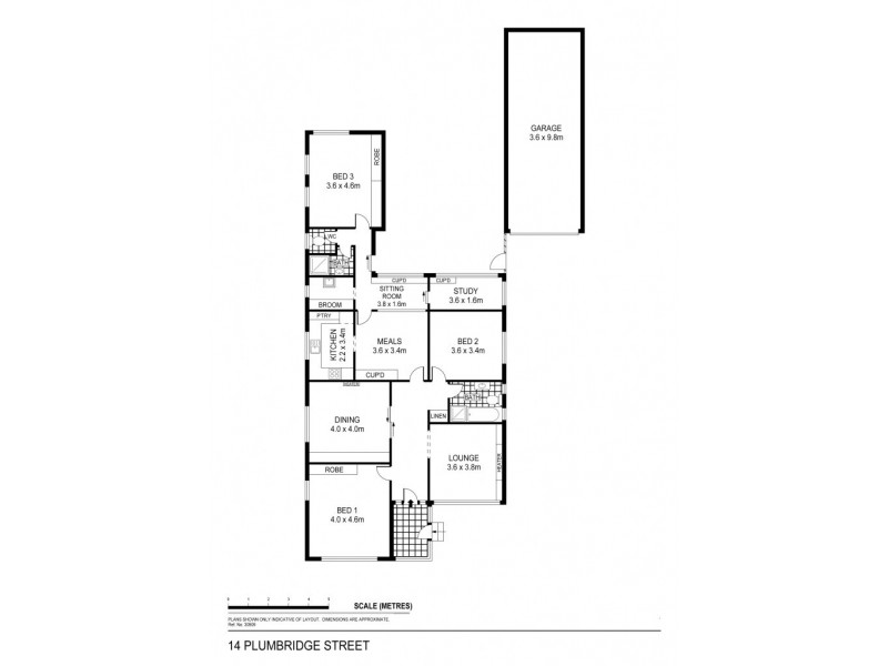 14 Plumridge Street, White Hills VIC 3550 Floorplan