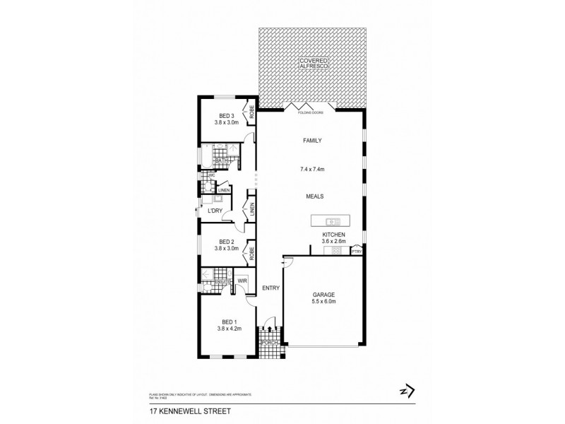 17 Kennewell Street, White Hills VIC 3550 Floorplan