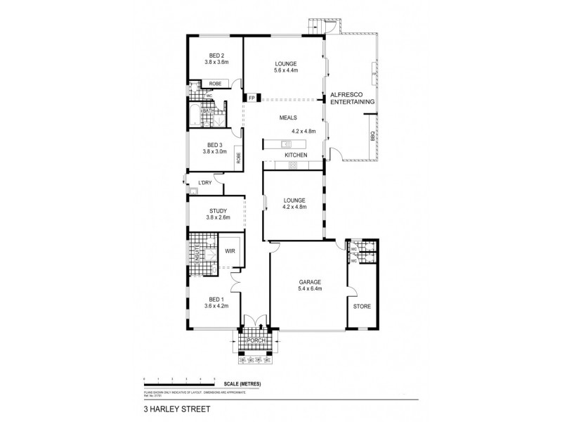 3 Harley Street, Strathdale VIC 3550 Floorplan