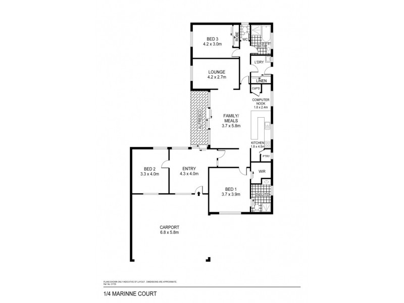 1/4 Marinna Court, Strathdale VIC 3550 Floorplan