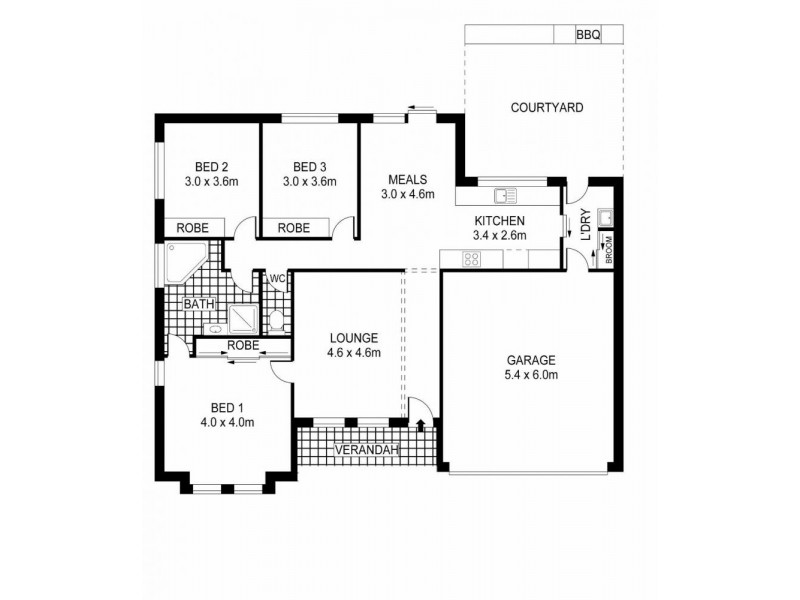 89 Mistletoe Street, Golden Square VIC 3555 Floorplan