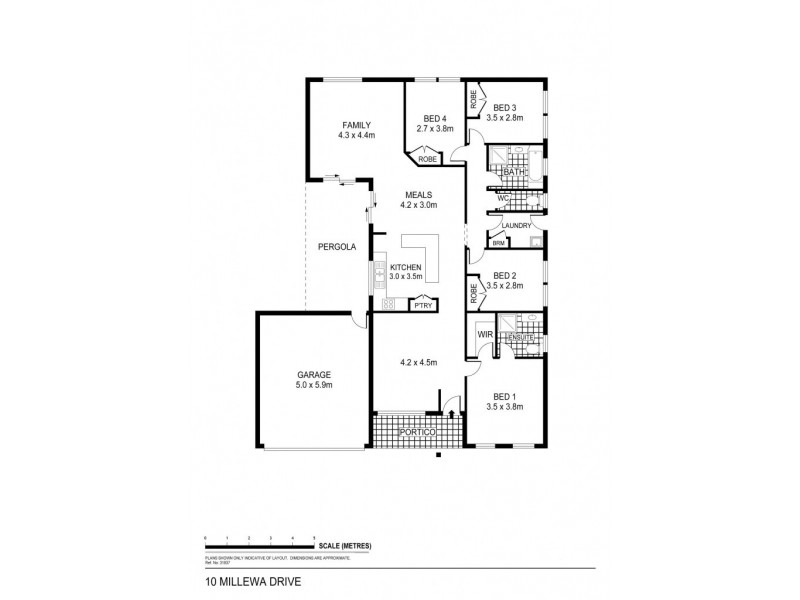 10 Millewa Drive, Epsom VIC 3551 Floorplan