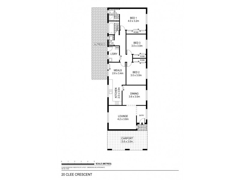 20 Clee Crescent, Strathdale VIC 3550 Floorplan