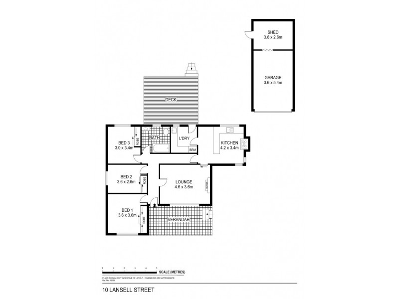 10 Lansell Street, Kangaroo Flat VIC 3555 Floorplan