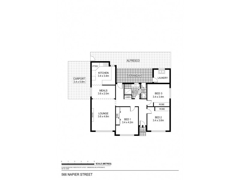 566 Napier Street, White Hills VIC 3550 Floorplan