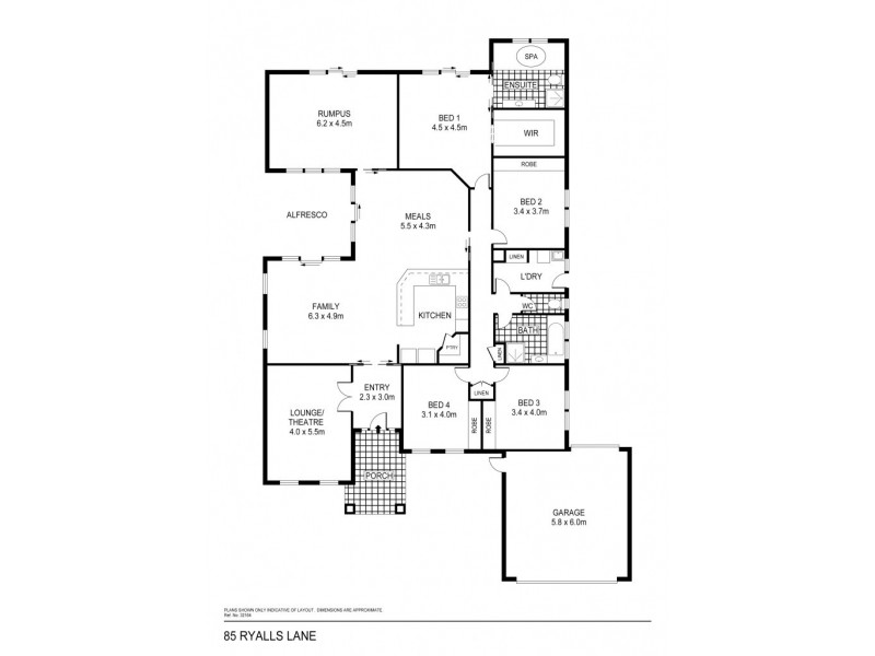85 Ryalls Lane, Strathfieldsaye VIC 3551 Floorplan