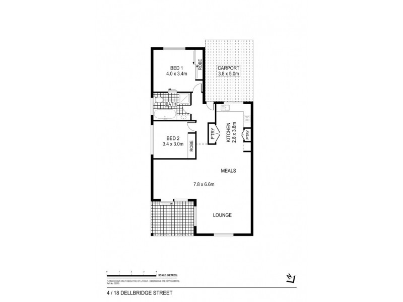 4/18 Delbridge Street, Golden Square VIC 3555 Floorplan