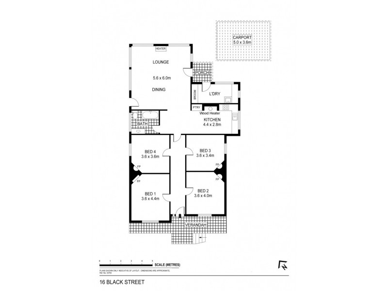 16 Black Street, Bendigo VIC 3550 Floorplan
