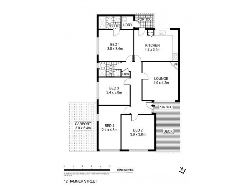 12 Hammer Street, Flora Hill VIC 3550 Floorplan