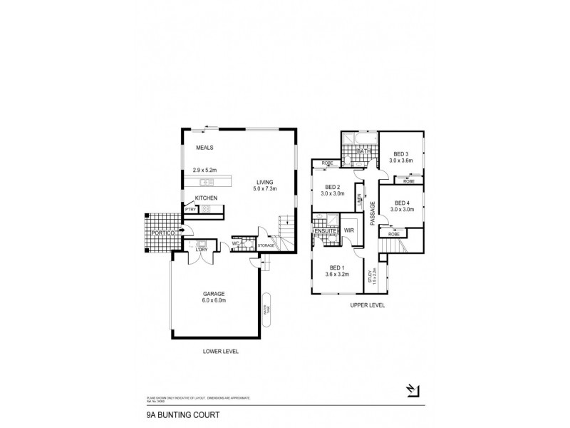 9A Bunting Court, Strathdale VIC 3550 Floorplan