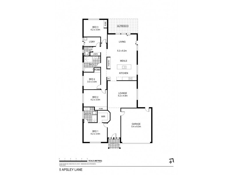 5 Apsley Lane, Strathfieldsaye VIC 3551 Floorplan